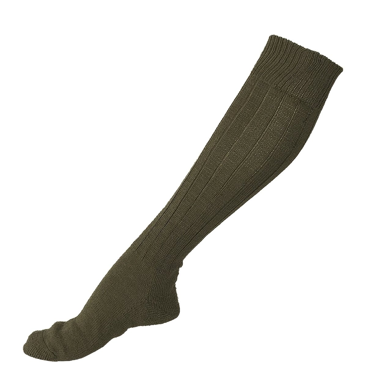 Pletené podkolenky / ponožky ARMY typu Bundeswehr, vojenské, myslivecké, khaki zelené, unisex, vel. 38-39