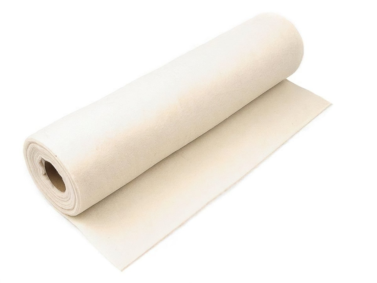 Stoklasa Filc / plsť 730123/02 jednobarevný, krémový, š. 41cm, 215g/m2, tloušťka 1-1,4mm (látka v metráži)