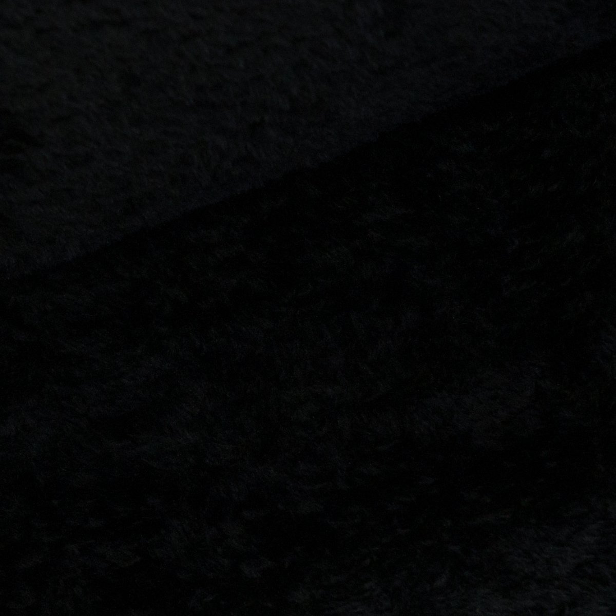 Plyš / mikroplyš 005, oboustranný, jednobarevná černá, š.150cm (látka v metráži)