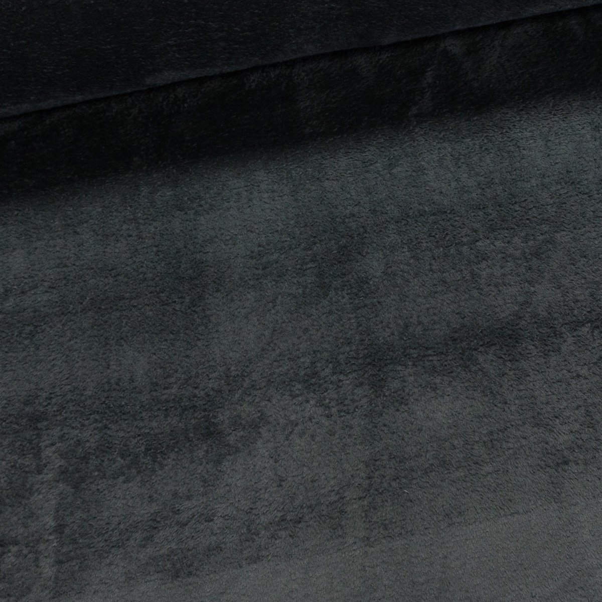 Plyš / mikroplyš 014, oboustranný, jednobarevná tmavě šedá, š.150cm (látka v metráži)