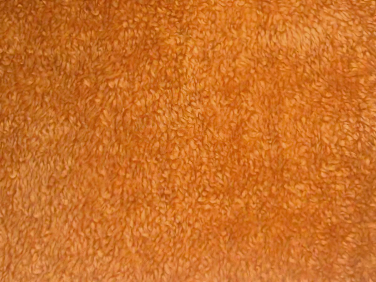 Plyš beránek TERAN 304, oranžový, šíře 150cm (metráž)