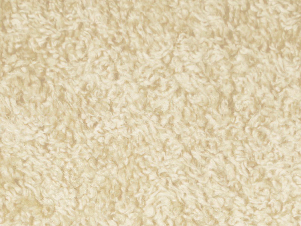 Boneka plyš beránek TERAN 207, smetanový, šíře 150cm (metráž)