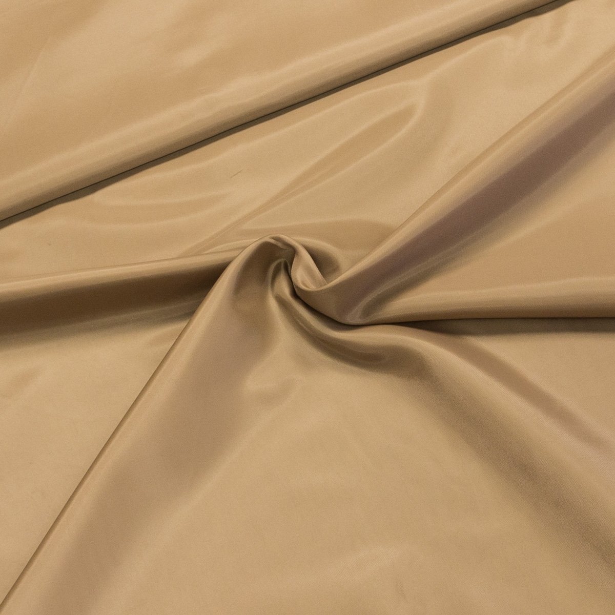 Podšívka polyesterová 32, jednobarevná béžovo-zlatá, š.150cm (látka v metráži)