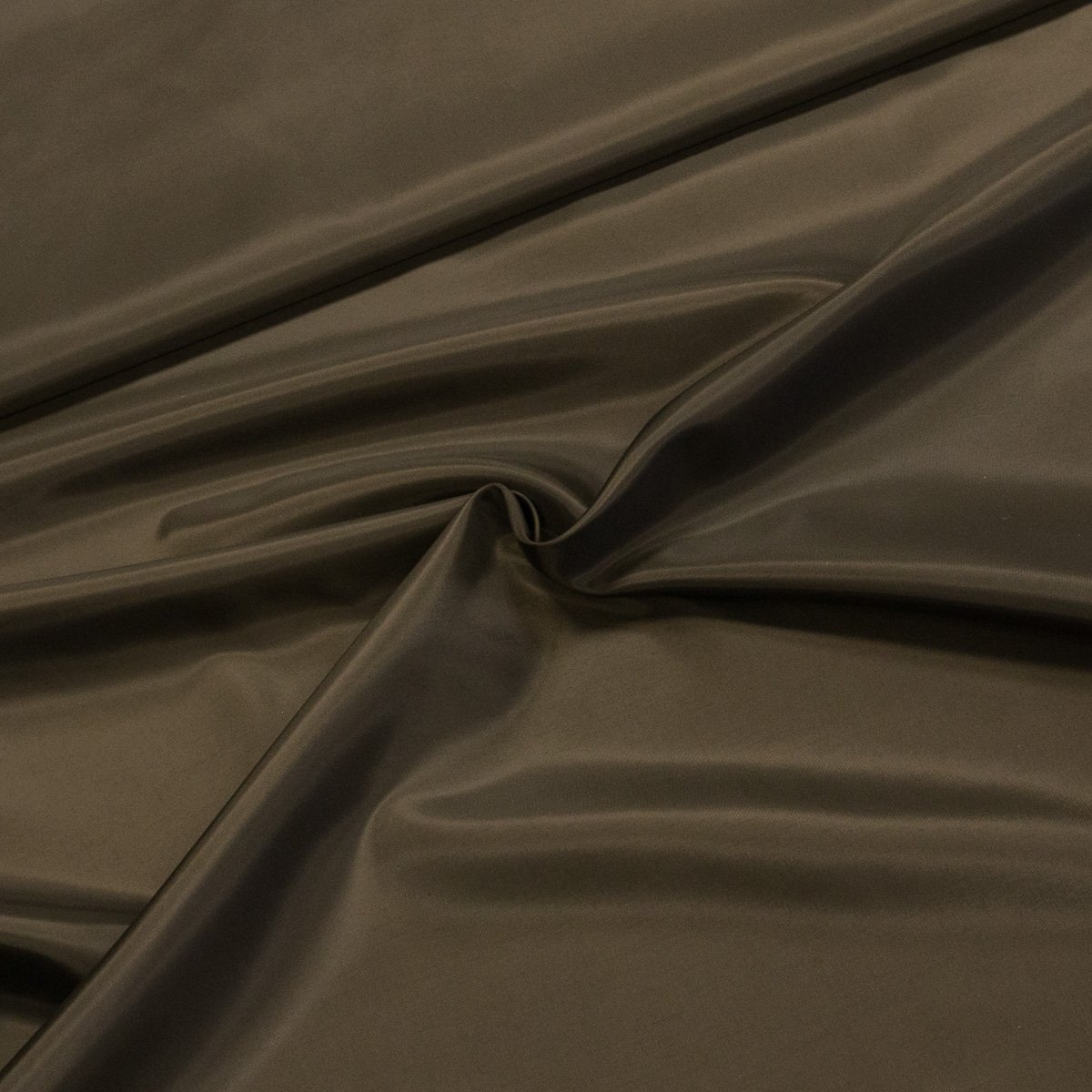 Podšívka polyesterová 57, jednobarevná khaki, š.150cm (látka v metráži)