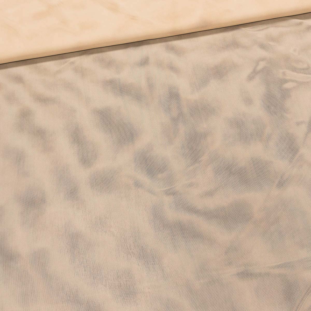 Podšívka polyesterová tylová jednobarevná SP-19032 tělová, elastická, š.150cm (látka v metráži)