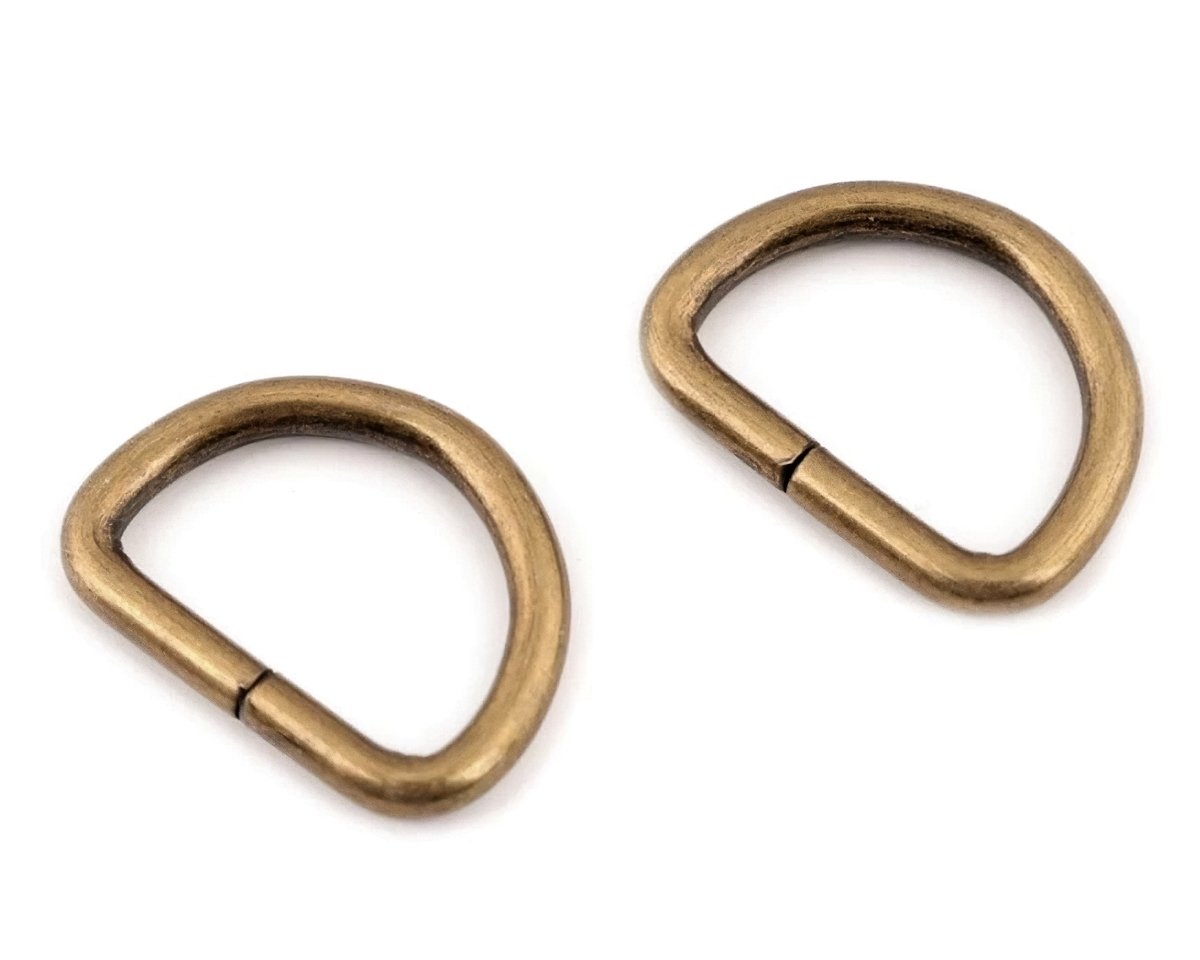 Polokroužek na koženou galanterii š.20 mm 03 staromosaz