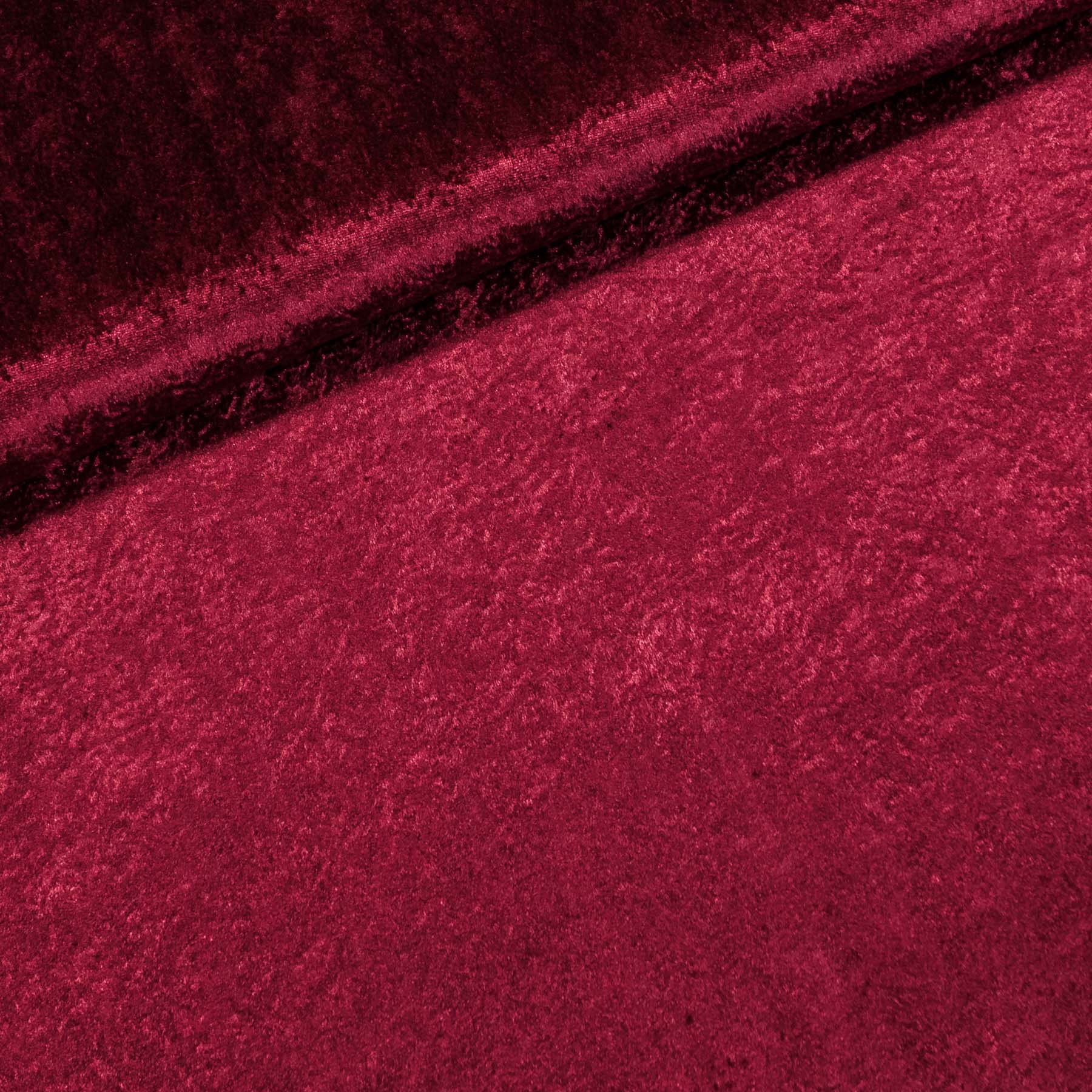 Levně Polyesterový samet VELVET 83 UNI jednobarevný vínový š.150cm (látka v metráži)
