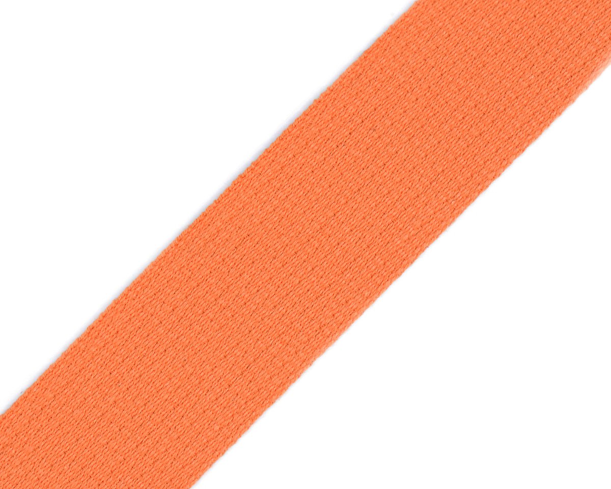 Popruh bavlněný 490011/4302 oranžový, šíře 3cm (popruh v metráži)