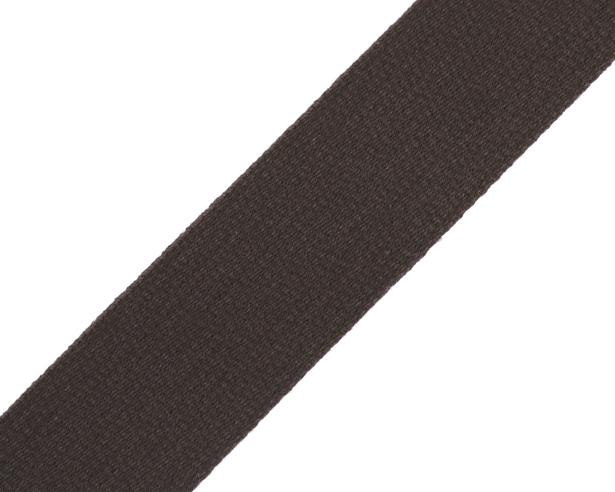 Popruh bavlněný 490011/7930 tmavě hnědý, šíře 3cm (popruh v metráži)