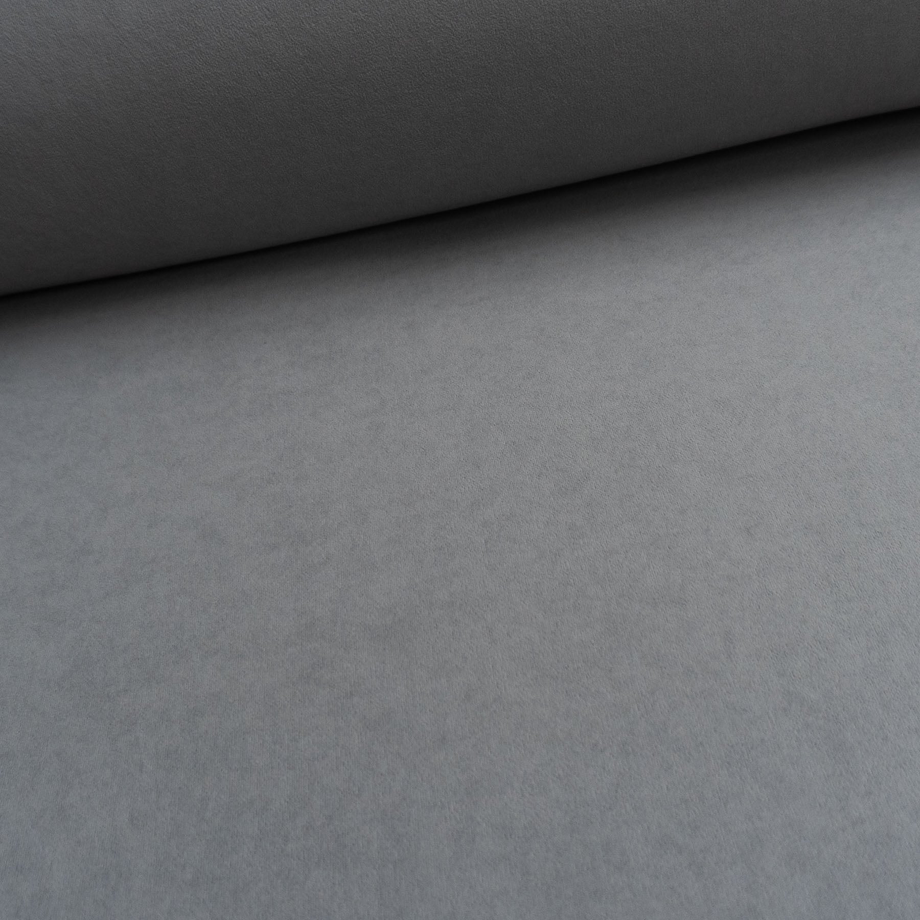 TextilCentrum.cz Potahová látka na stropnici do auta AUTOMOTIVE HEADLINER VELUR F2, světle šedá s chloupkem a molitanem, mesh lining, š.180cm (látka v metráži)