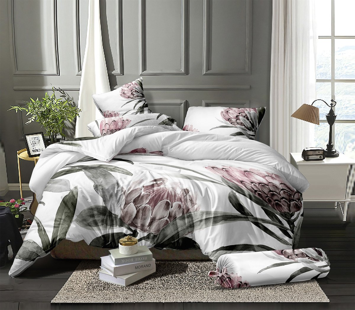 Svitap Povlečení mikroflanel Botanika Varianta: Povlečení mikroflanel Botanika 140x200, 70x90 cm