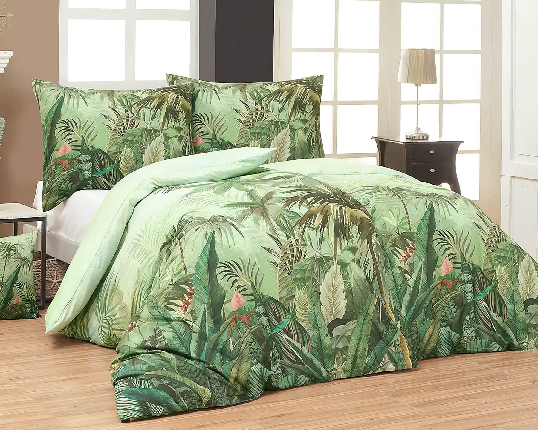 Matějovský Povlečení EXOTICA, džungle, zelené, bavlna hladká, digitál, 140x220cm + 70x90cm