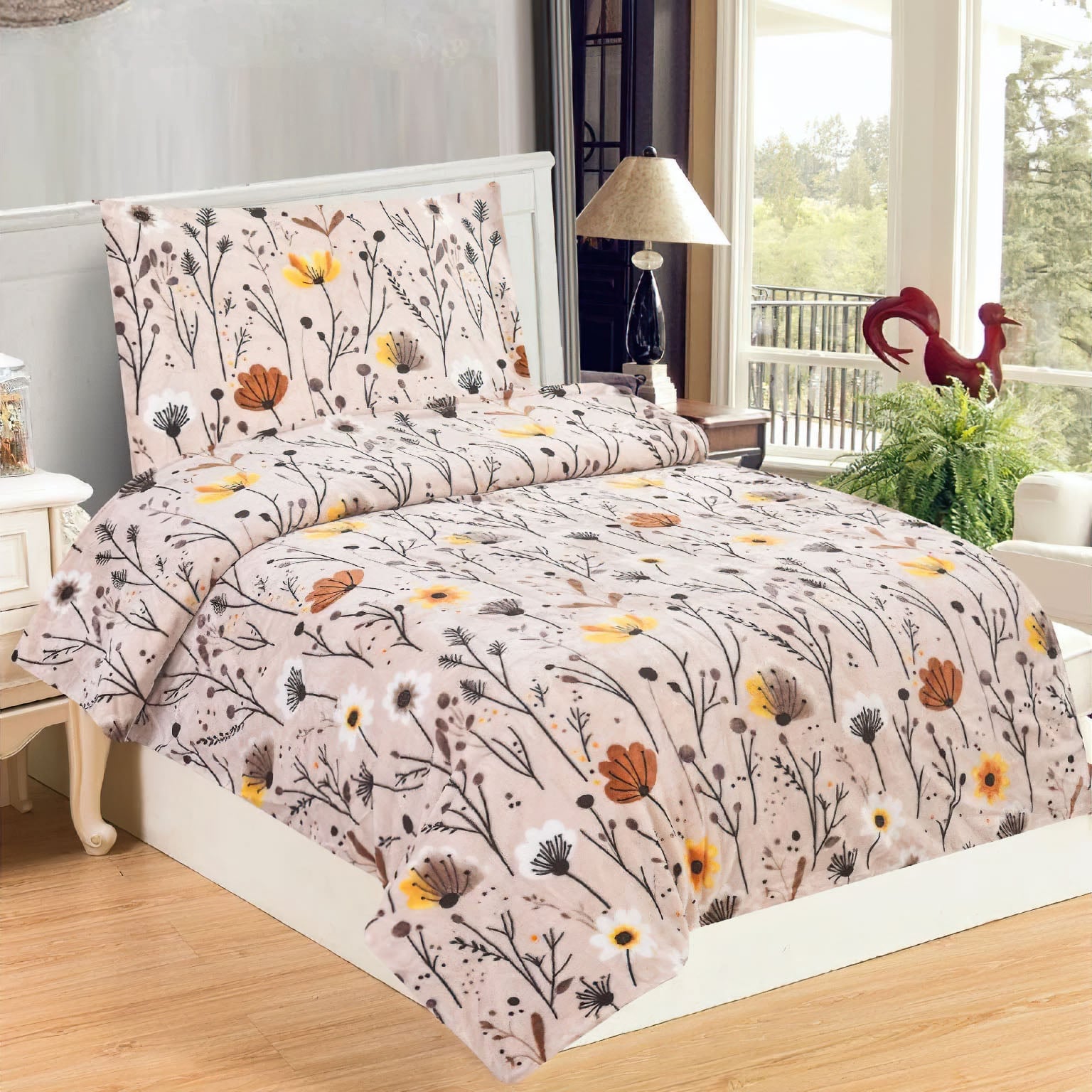 Jahu Povlečení mikroflanel Valentina Varianta: Povlečení mikroflanel Valentina 140x200, 70x90 cm