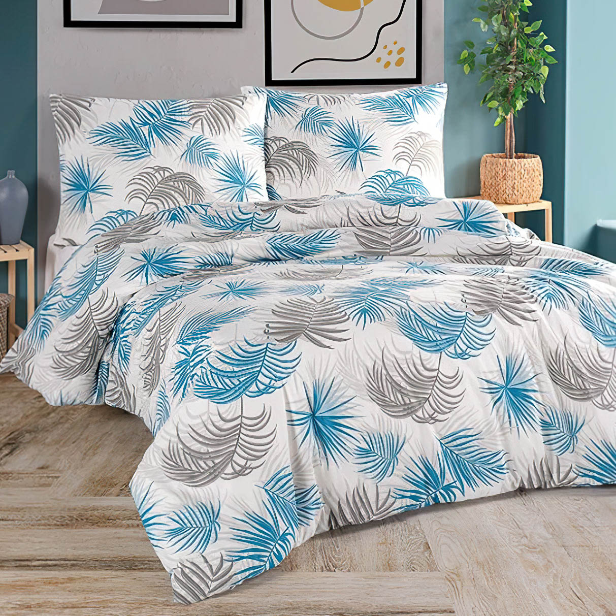 TipTrade s.r.o. Bavlněné povlečení Palmi Varianta: Velikost: 140x200 + 70x90 cm