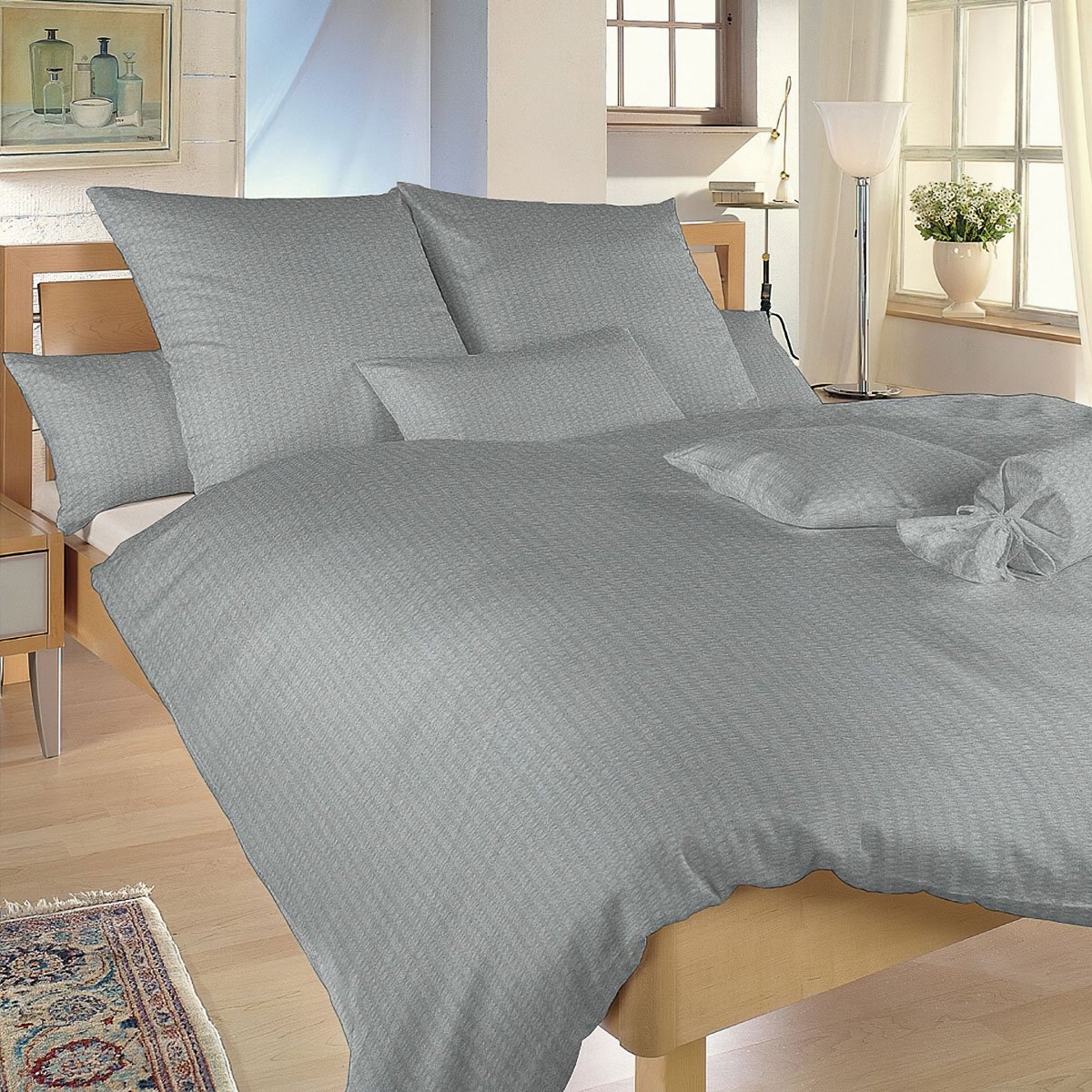 Dadka Povlečení krep Šedý UNI Varianta: Povlečení krep Šedý UNI 140x200, 70x90 cm