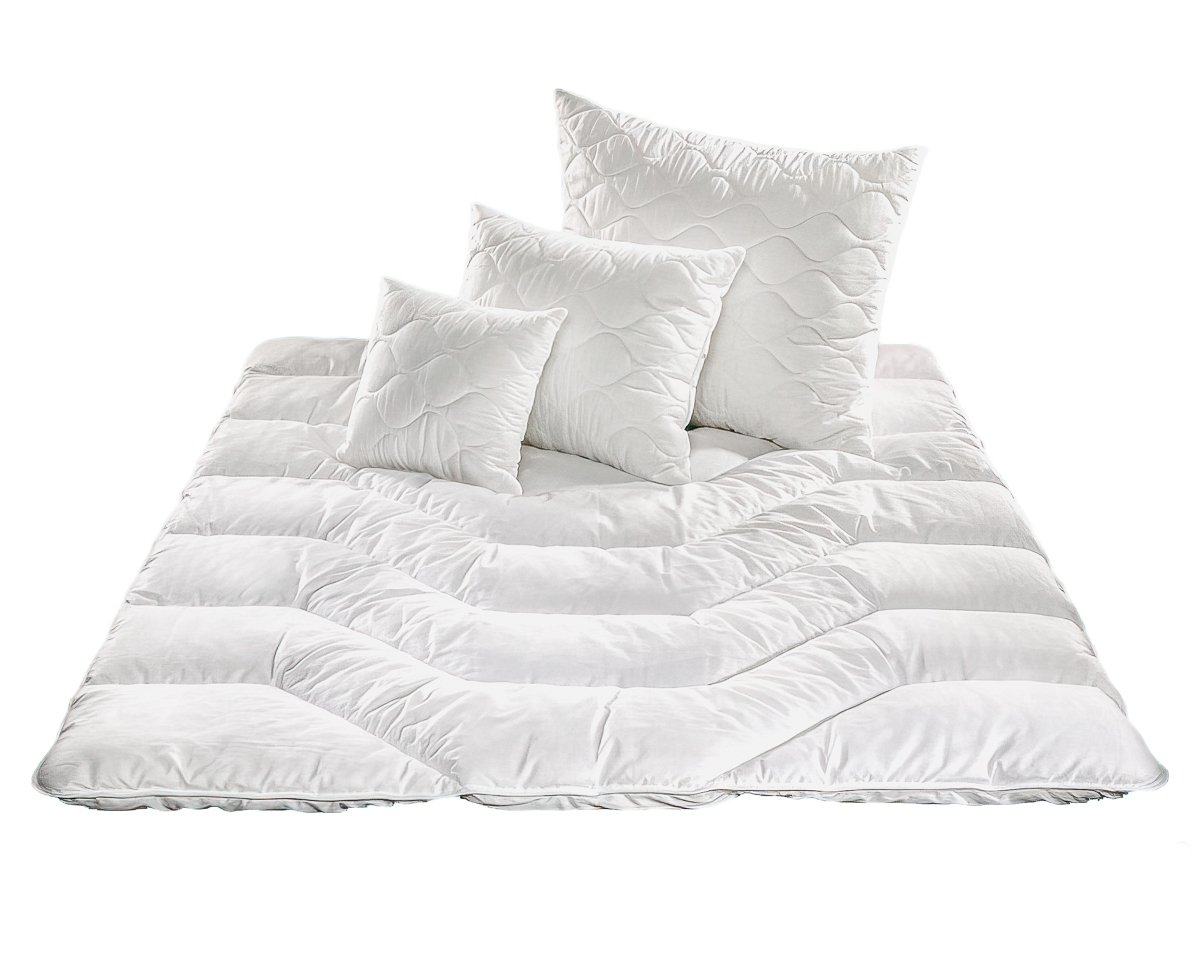 4sleep Set MEDICAL z dutého vlákna, prošívaný, přikrývka 140x200cm, polštář 70x90cm, normal (1000 + 1000g), v ECO sáčku