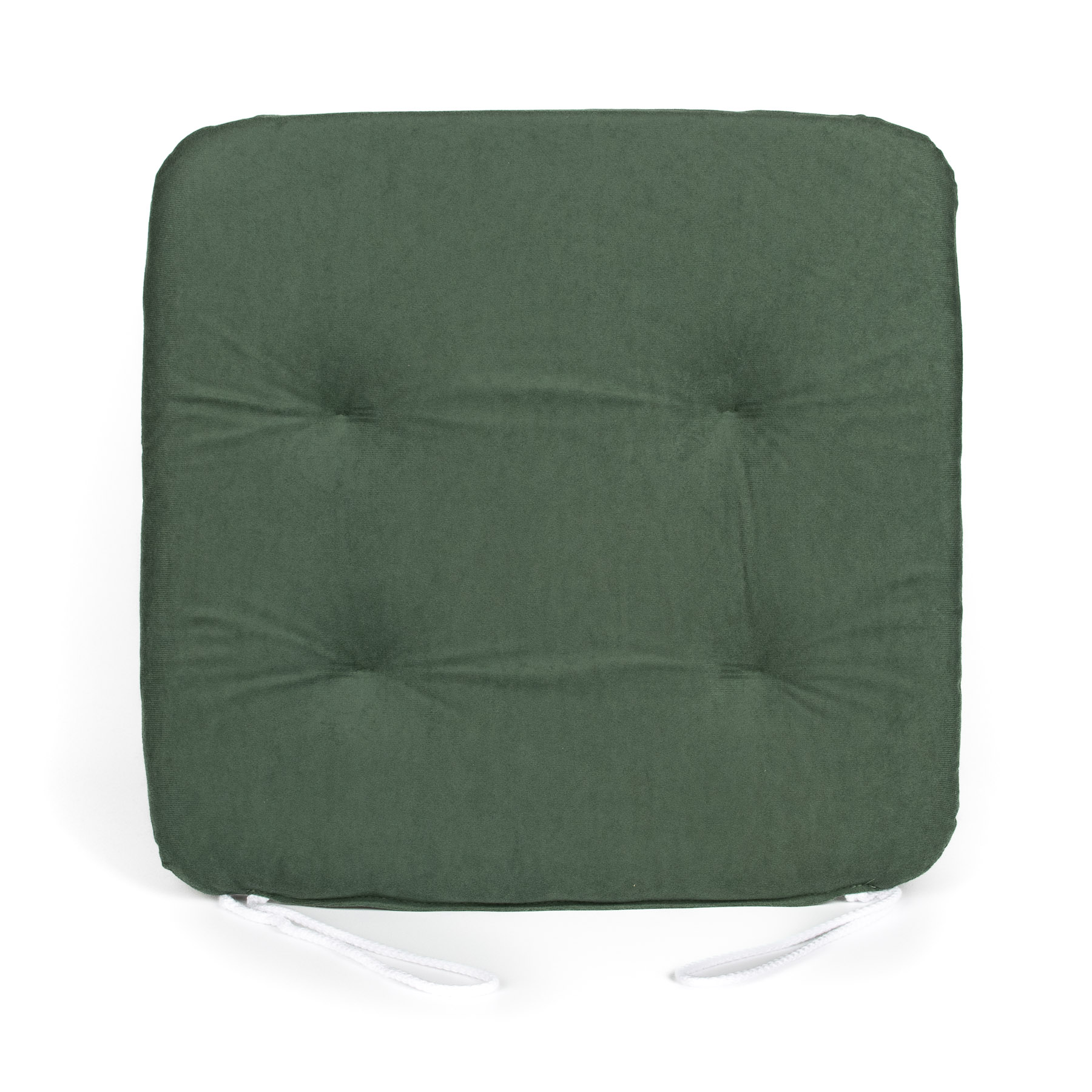 Orbytex prošívaný sedák ORBY b.10, tmavě zelený, čtverec 40x40cm