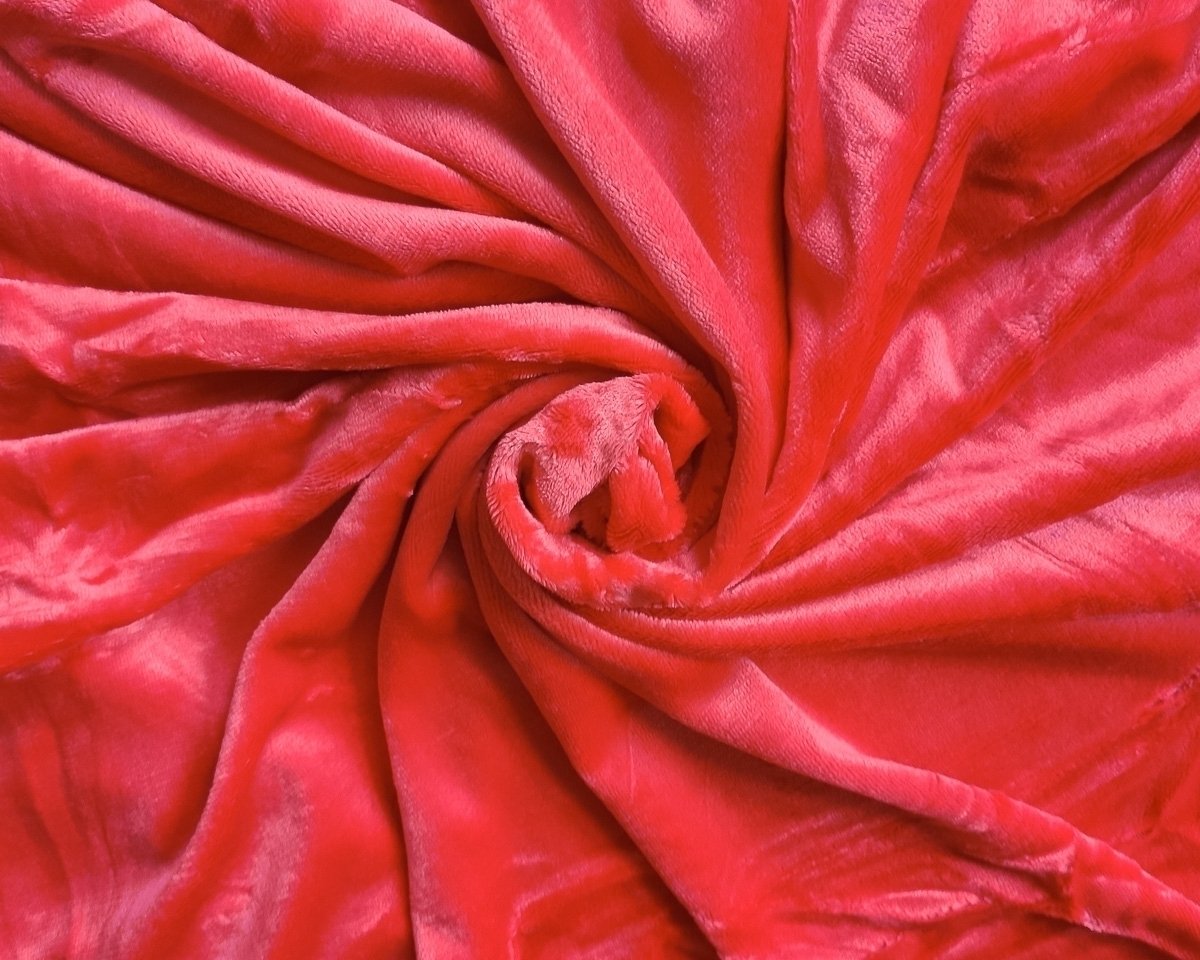 Prostěradlo MIKROFLANEL MyHOUSE 180x200cm, červené