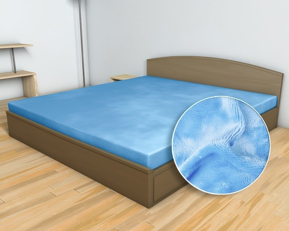 SLEEP WELL prostěradlo MIKROFLANEL SLEEP WELL 180x200cm, světle modré