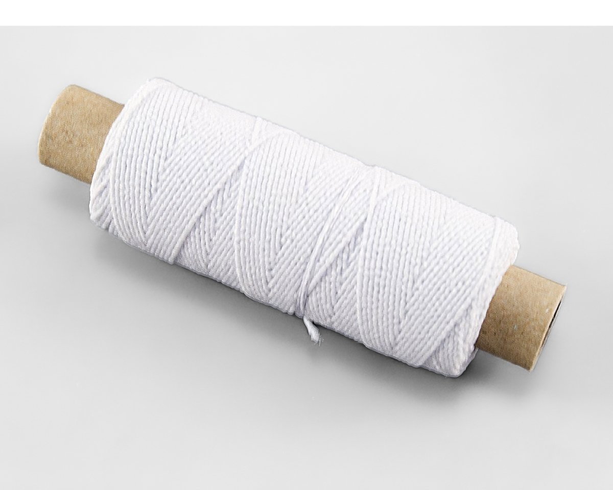 Pružná nit / guma 40122/1101 bílá 1101, návin 30m, průměr 1 mm