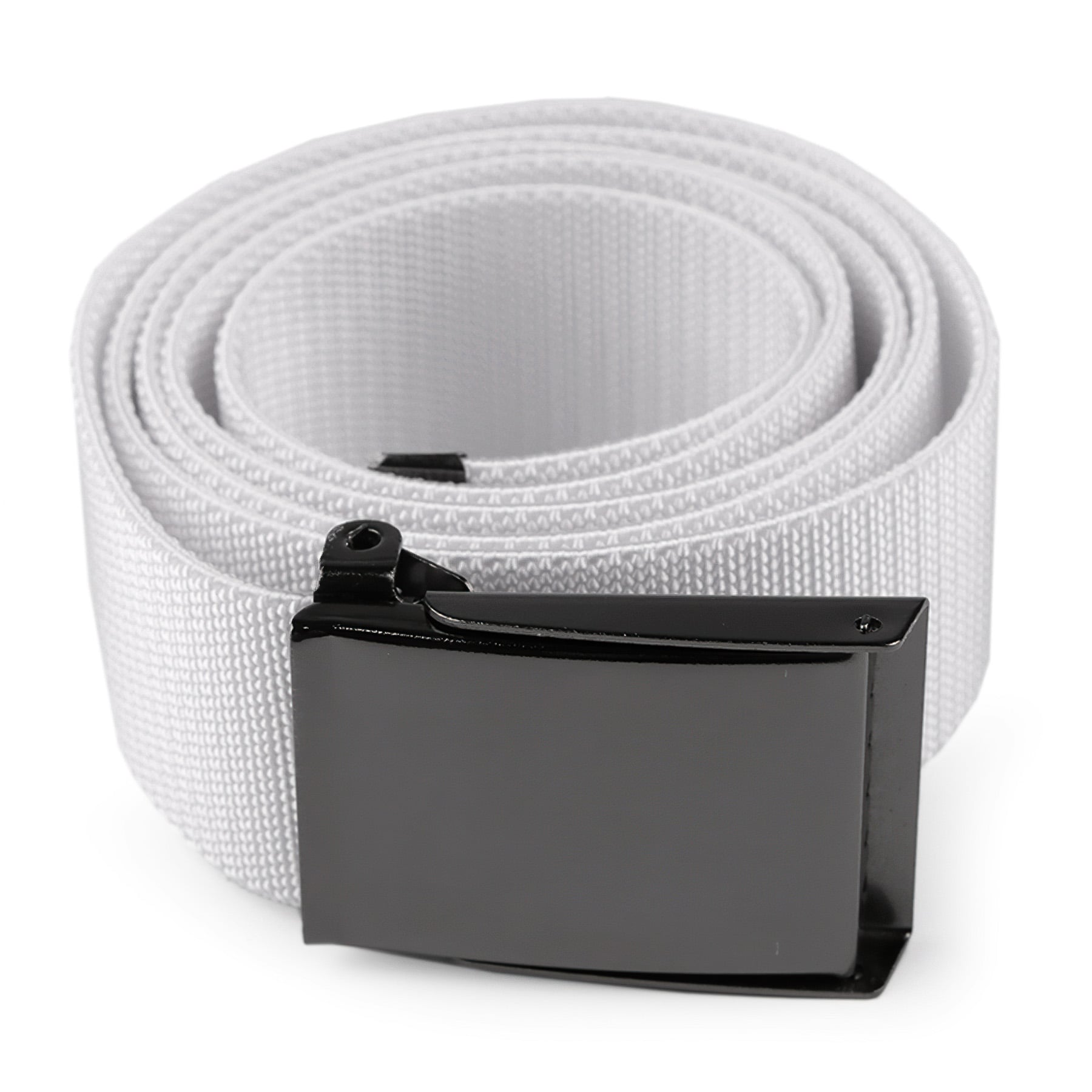 TextilCentrum.cz Pružný unisex opasek, textilní 870357/08, bílý, šířka 3,8cm, délka 126cm
