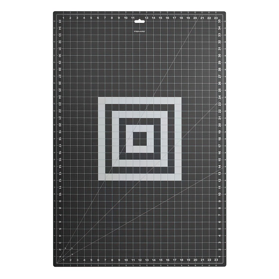 DECRA Řezací podložka na látky, patchwork FISKARS, samosvorná, šedá, 60x90cm