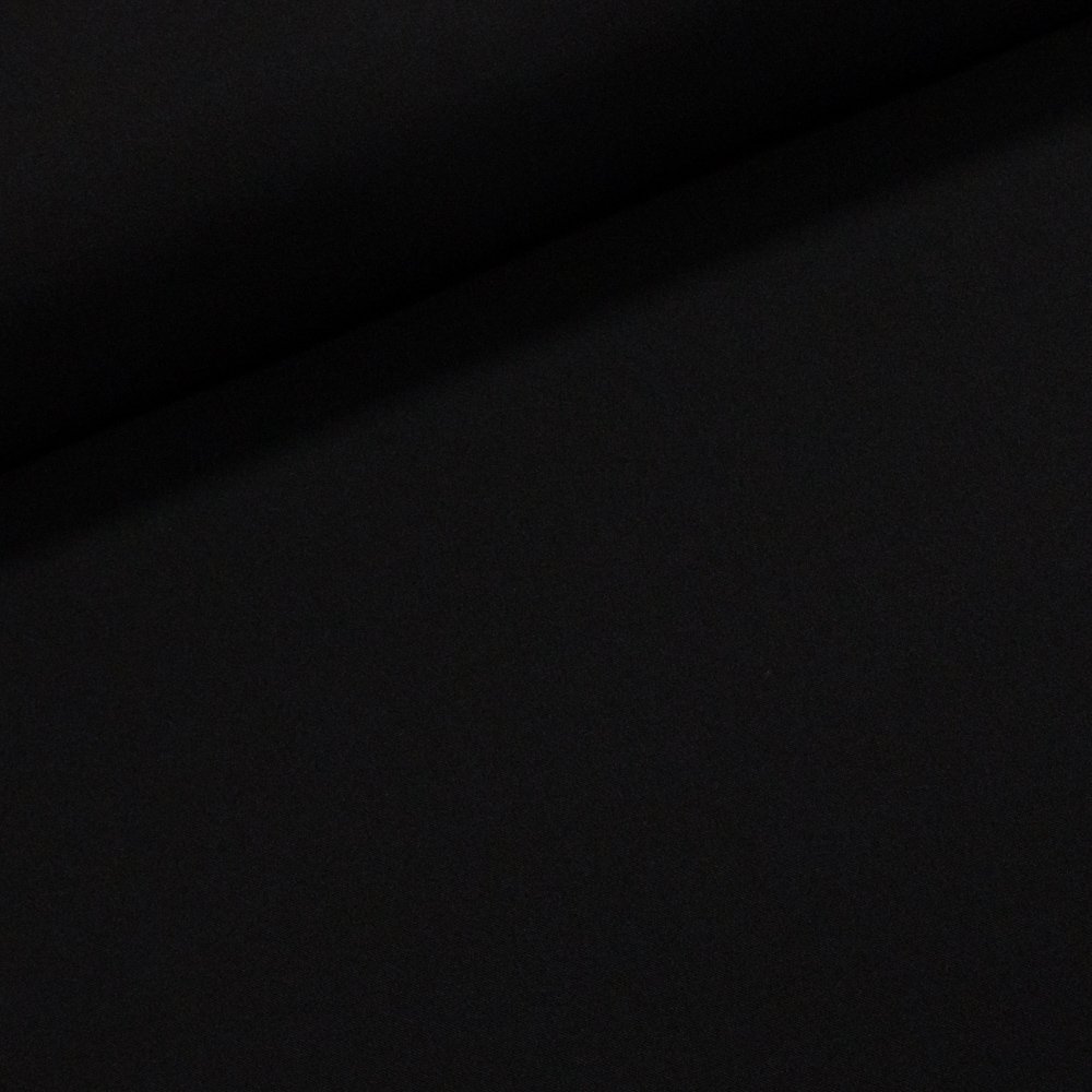Rongo, kostýmovka 111-17 uni jednobarevná černá, š.150cm (látka v metráži)