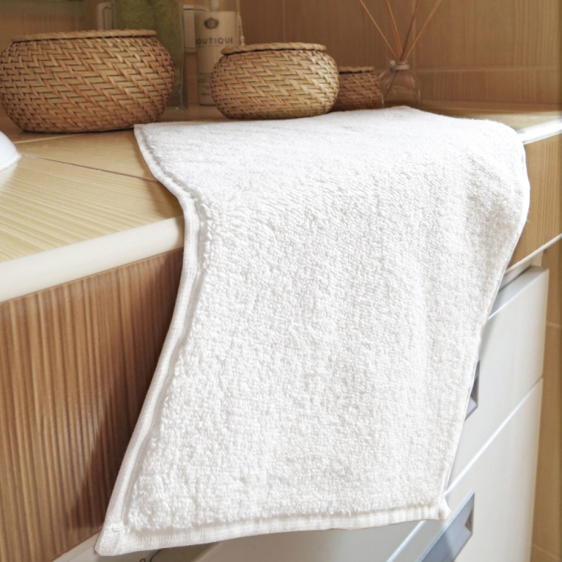 Jiří Polášek mikrofroté ručník MIKROFROTÉ, bílý, 30x50cm