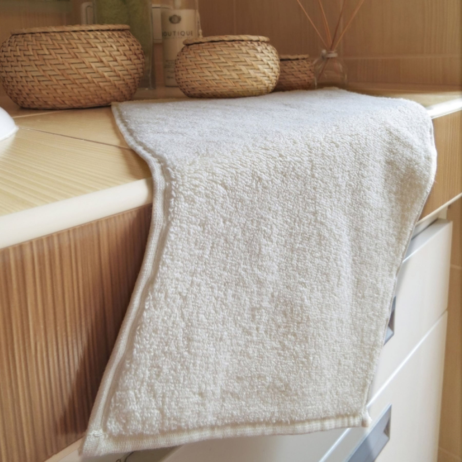 Jiří Polášek mikrofroté ručník MIKROFROTÉ, smetanová, 30x50cm