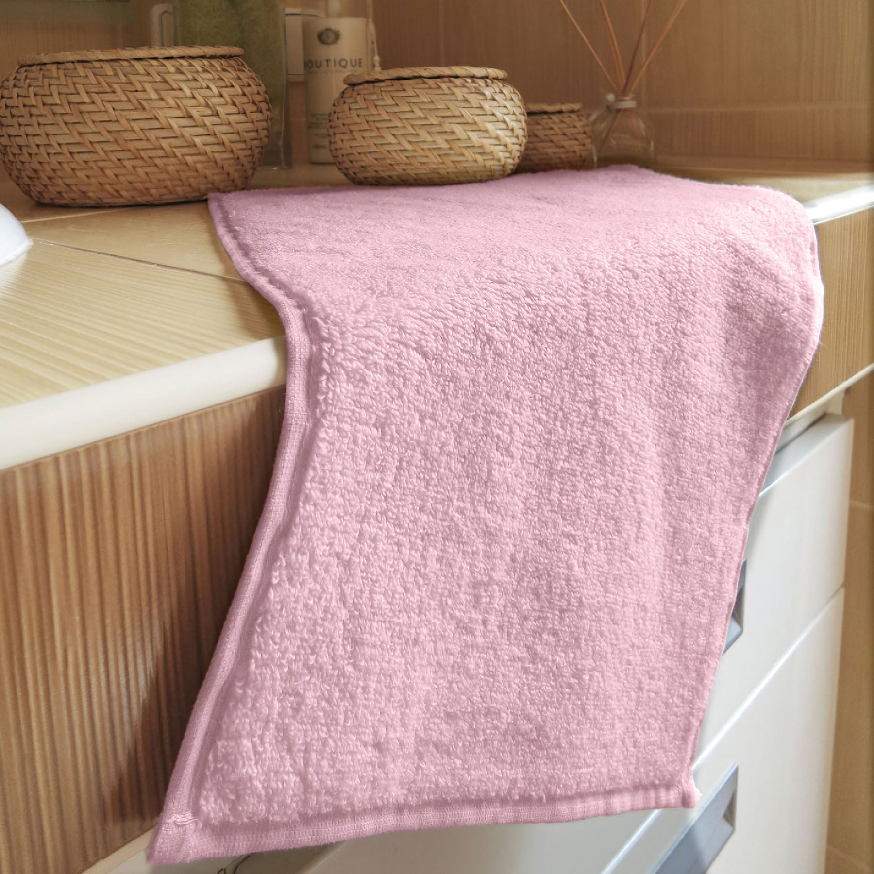 Jiří Polášek mikrofroté ručník MIKROFROTÉ, starorůžový, 30x50cm