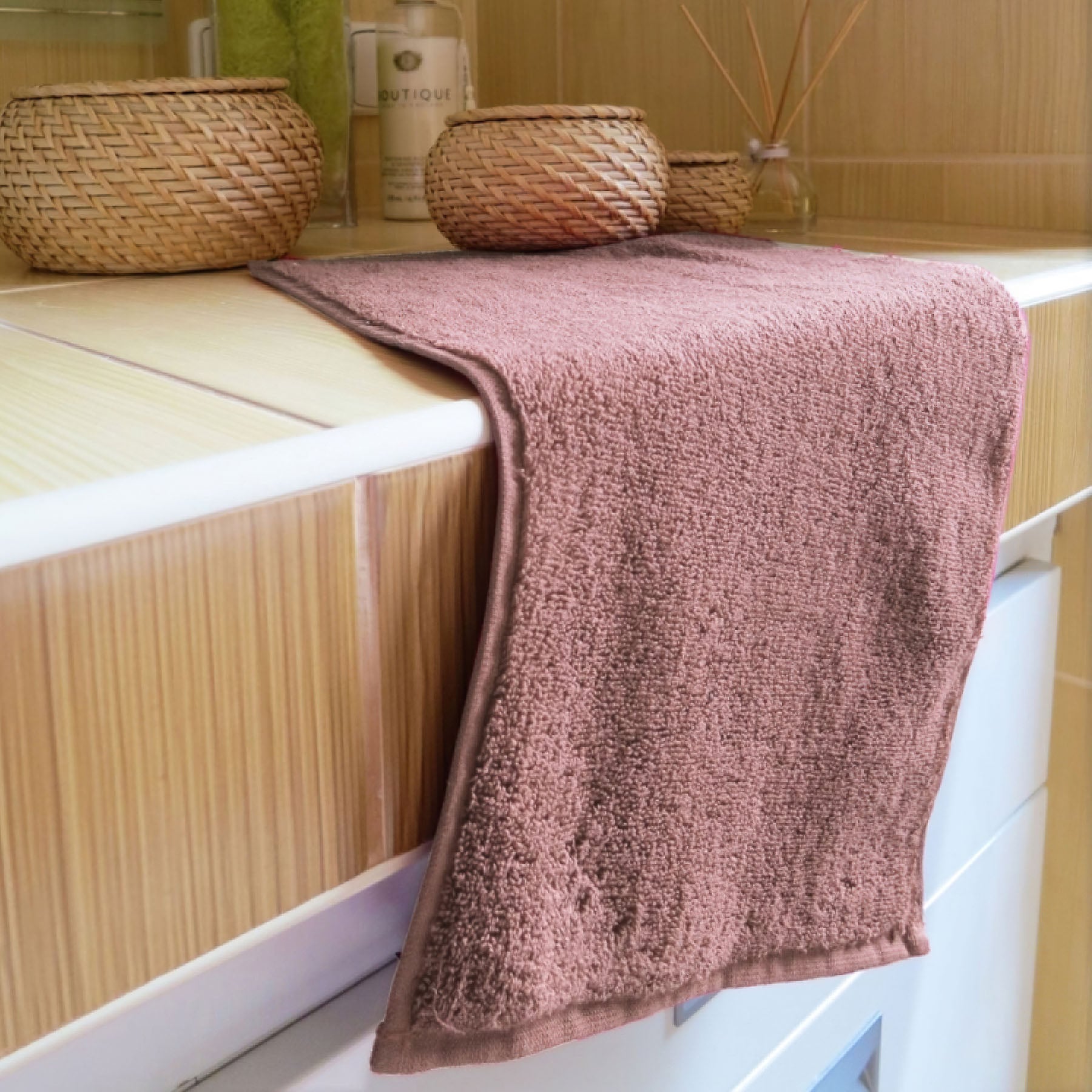 Jiří Polášek mikrofroté ručník MIKROFROTÉ, světle hnědá, 30x50cm