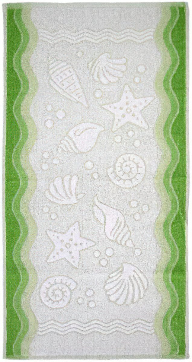 Froté ručník FLORA OCEAN, zelená, 40x60cm