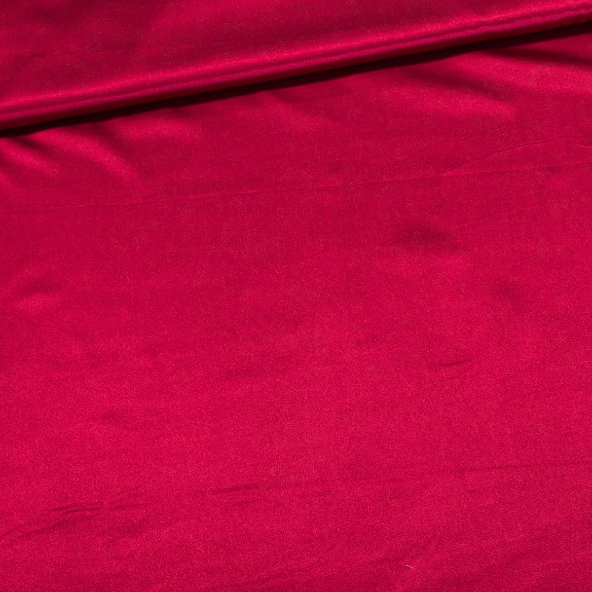 Satén elastický STR SAT 019, jednobarevná jahodová (červená), š.150cm (látka v metráži)