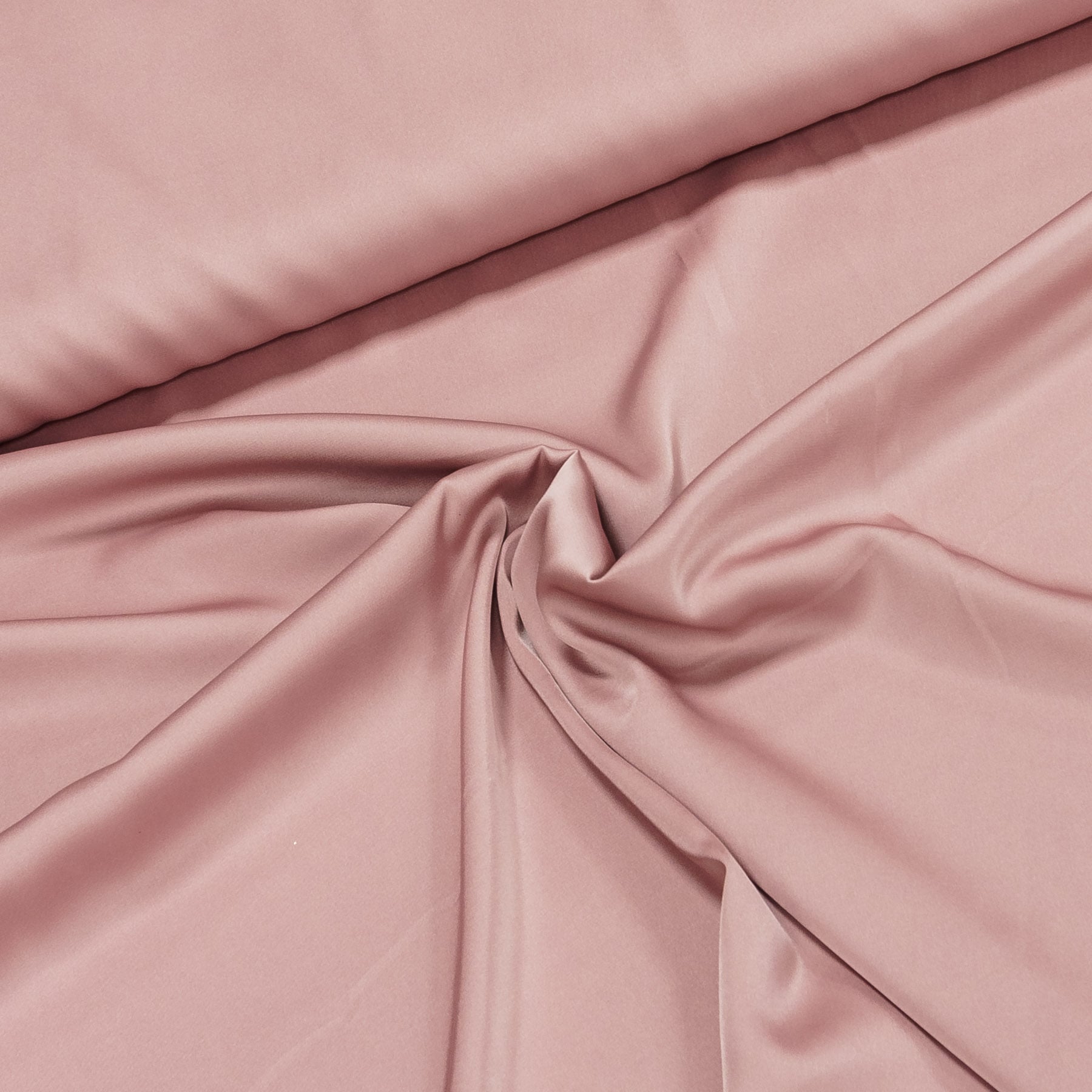 Satén streč, jednobarevná starorůžová, š.150cm (látka v metráži