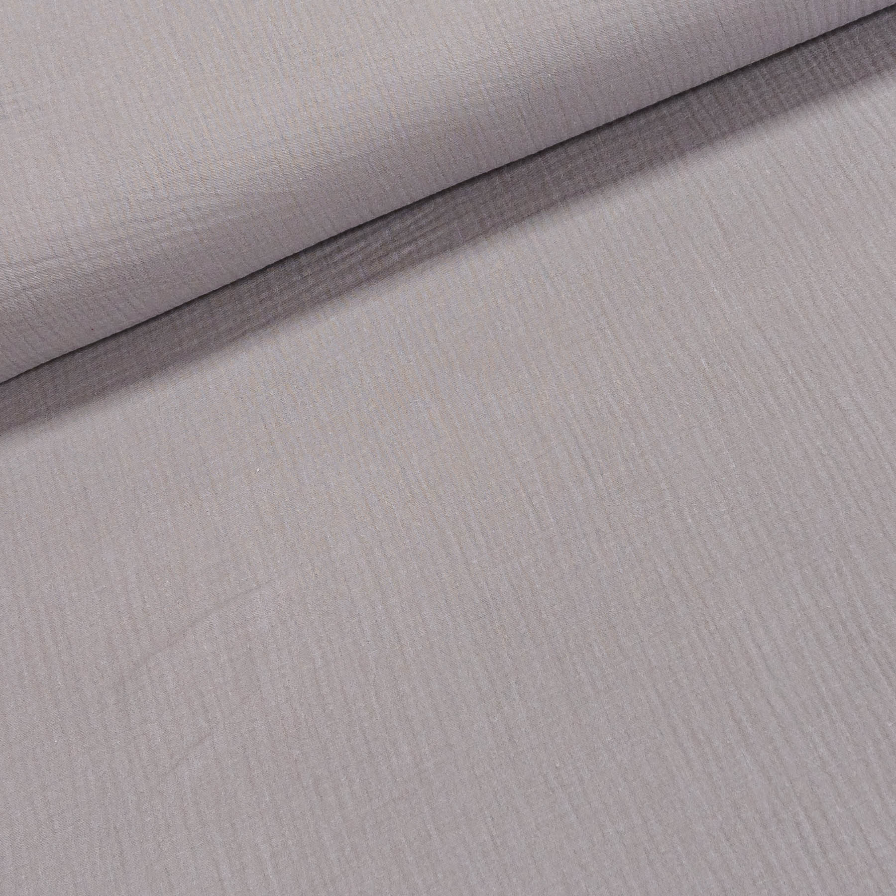 Šatovka / fáčovina, mušelín 6, jednobarevná světle šedá, š.140cm (látka v metráži)