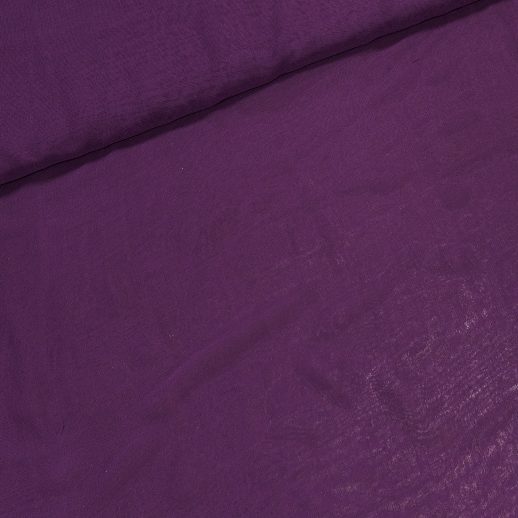 Šatovka polyesterová / šifon UNI 14, jednobarevný fialový, š.150cm (látka v metráži)