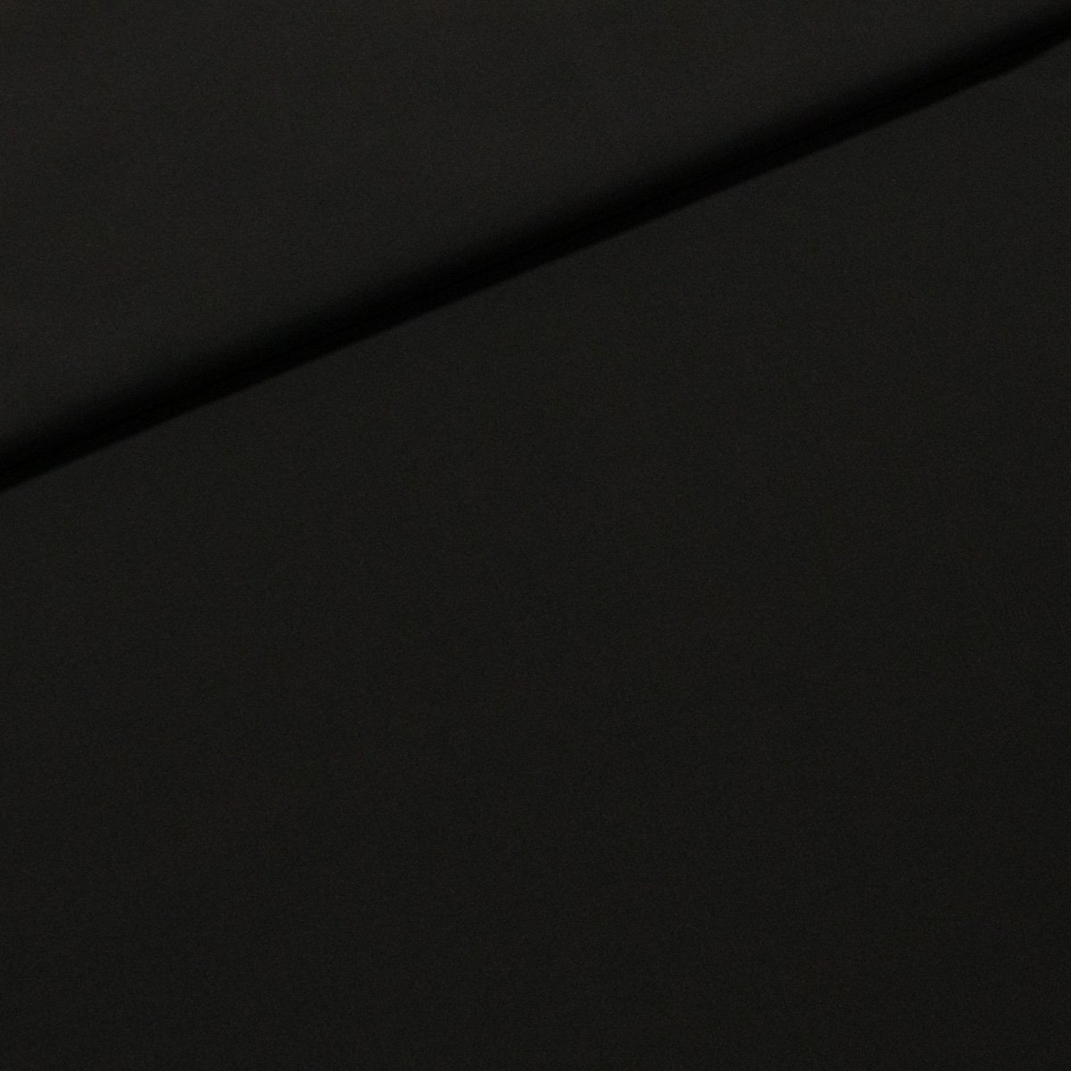 Šatovka polyesterová / umělé hedvábí 0048/04, jednobarevná černá, š.150cm (látka v metráži)