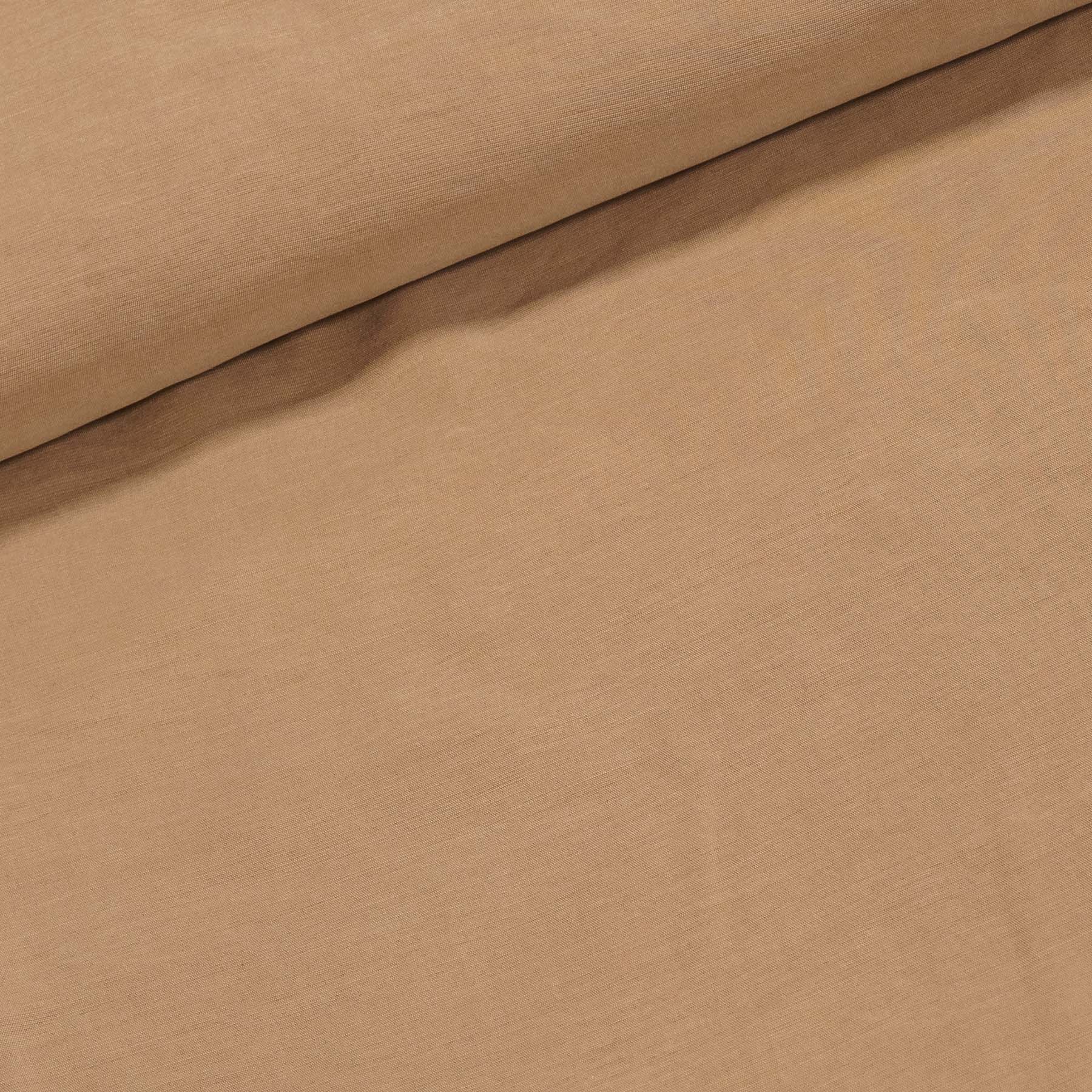 Levně Šatovka viskózová RS0371-550 CUPRO, jednobarevná tmavě béžová, š.145cm (látka v metráži)