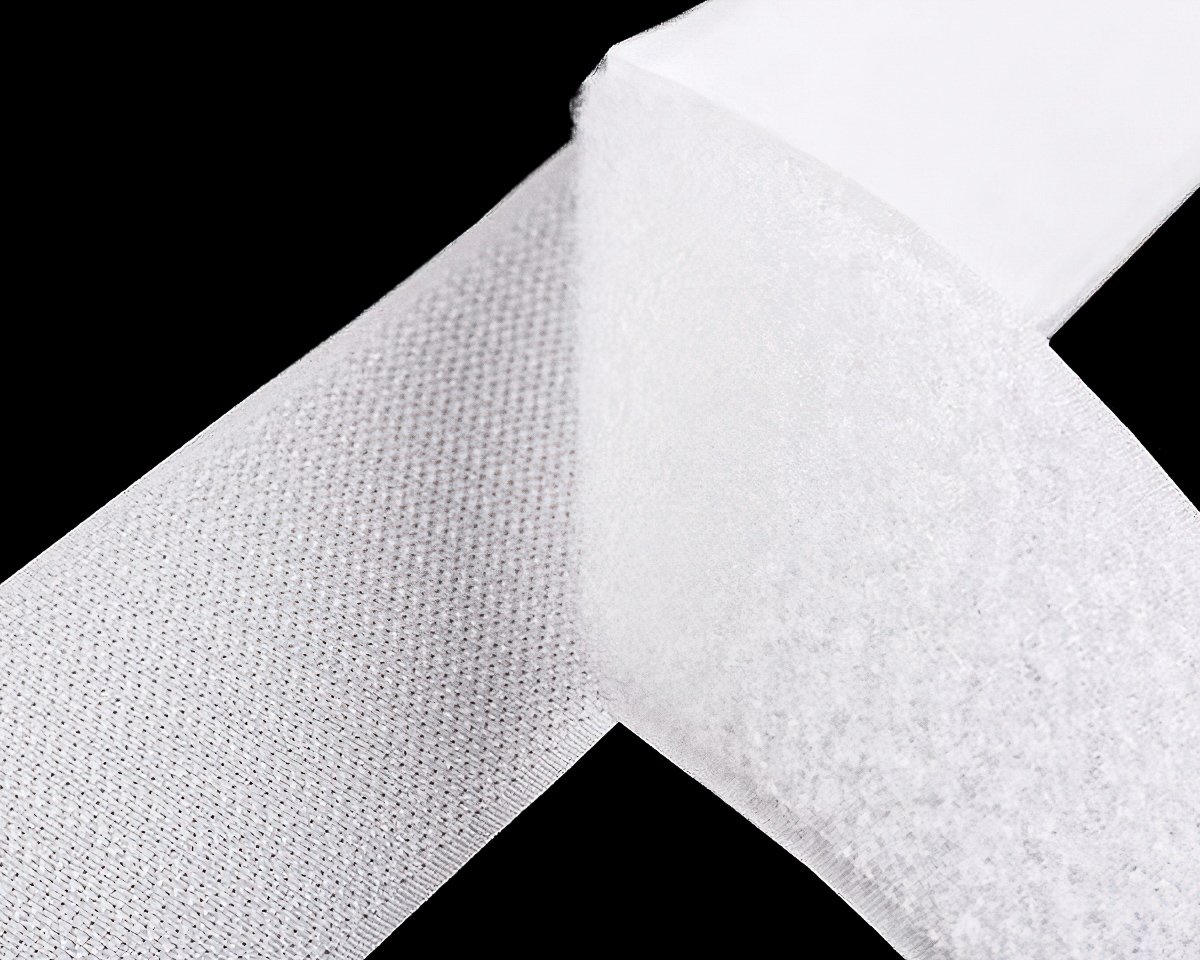 Stoklasa Suchý zip háček + plyš 750186 bílý, šířka 10cm (v metráži)