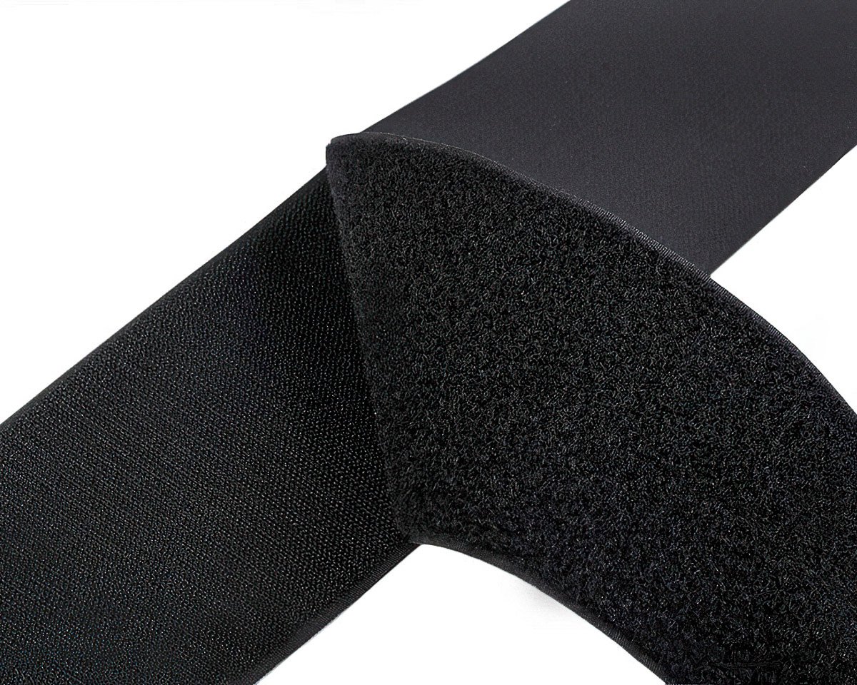 Stoklasa Suchý zip háček + plyš 750186 černý, šířka 10cm (v metráži)