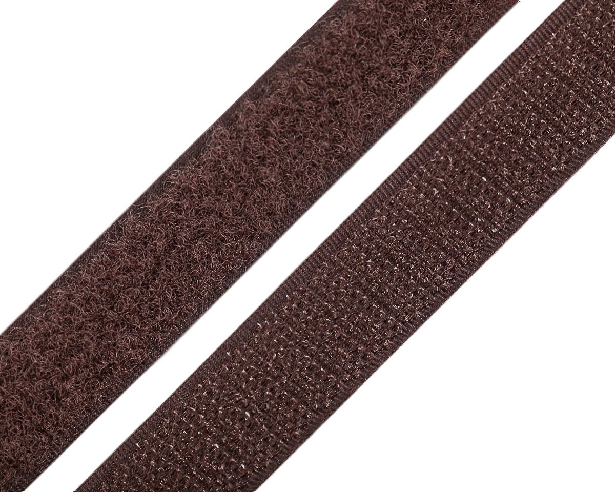 Stoklasa Suchý zip háček + plyš 740843/161 hnědý, šířka 2cm (v metráži)