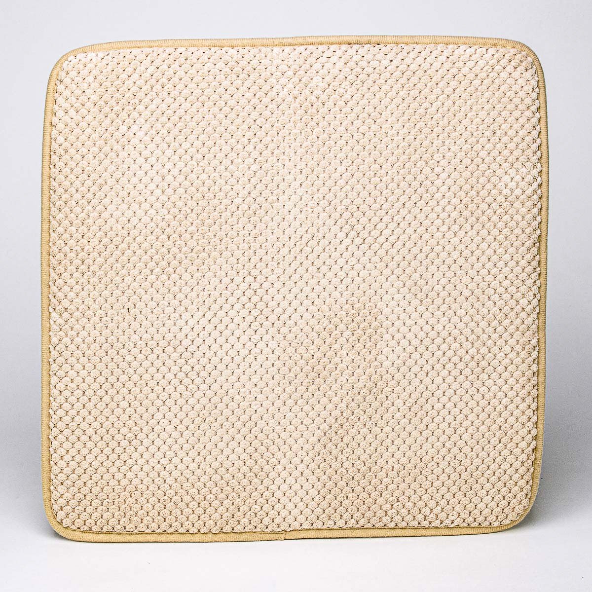 Sedák AK-3379 protiskluzový / mikrovlákno, béžový, čtverec 40x40cm