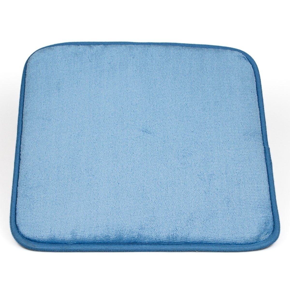 Sedák AK-3379 protiskluzový / mikrovlákno, hladký, jemný, pudrový, světle modrý, čtverec 40x40cm
