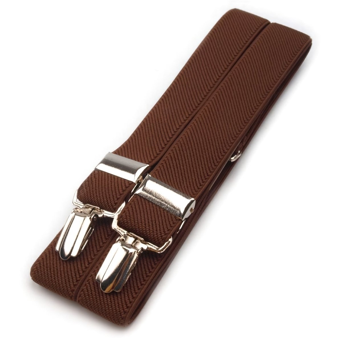 Stoklasa šle pánské 650254/04, délka 125cm, šíře 2,5cm, tvar X, hnědá