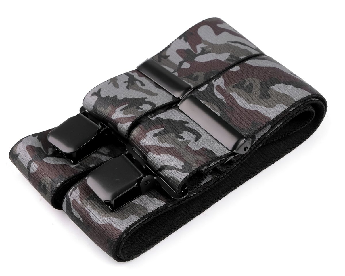 Stoklasa Šle pánské VOJENSKÉ / ARMY, délka 120cm, šíře 5cm, tvar Y, šedozelený světlý maskáč, 650372/03