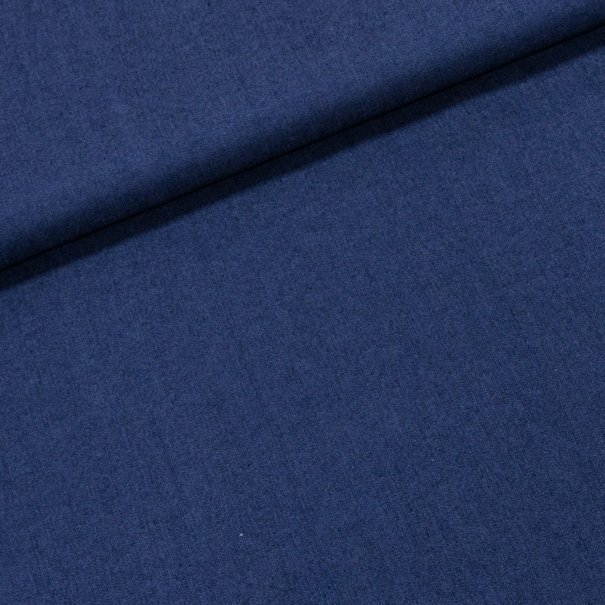 Směsová riflovina (denim, džínovina) 5364-003, tmavě modrá, š.150cm (látka v metráži)