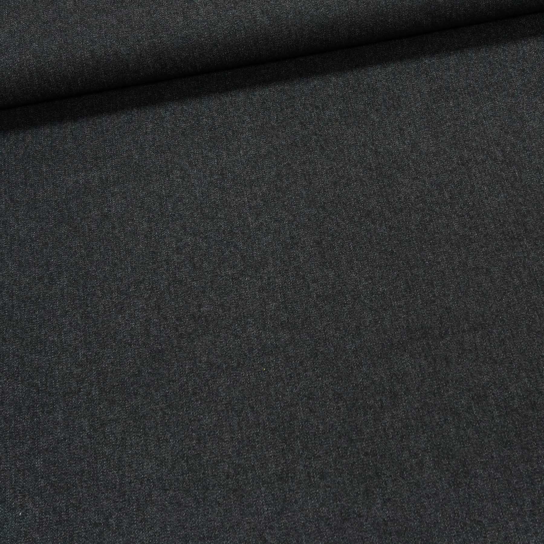 Směsová riflovina (denim, džínovina) 8696 0069, černá, š.150cm (látka v metráži)