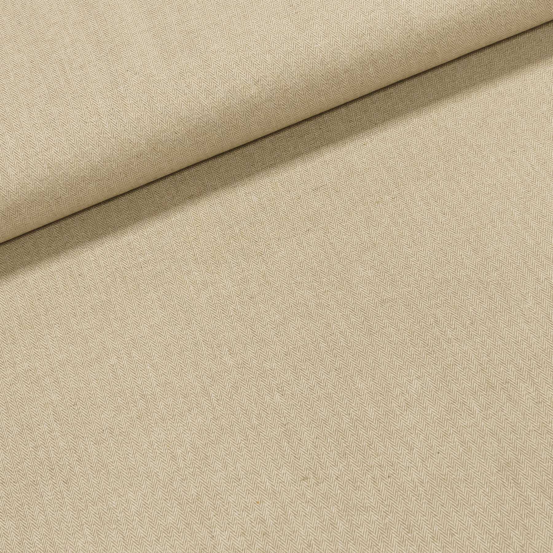 Směsové plátno 351530.1161.140, rybí kost, režná š.140cm (látka v metráži)