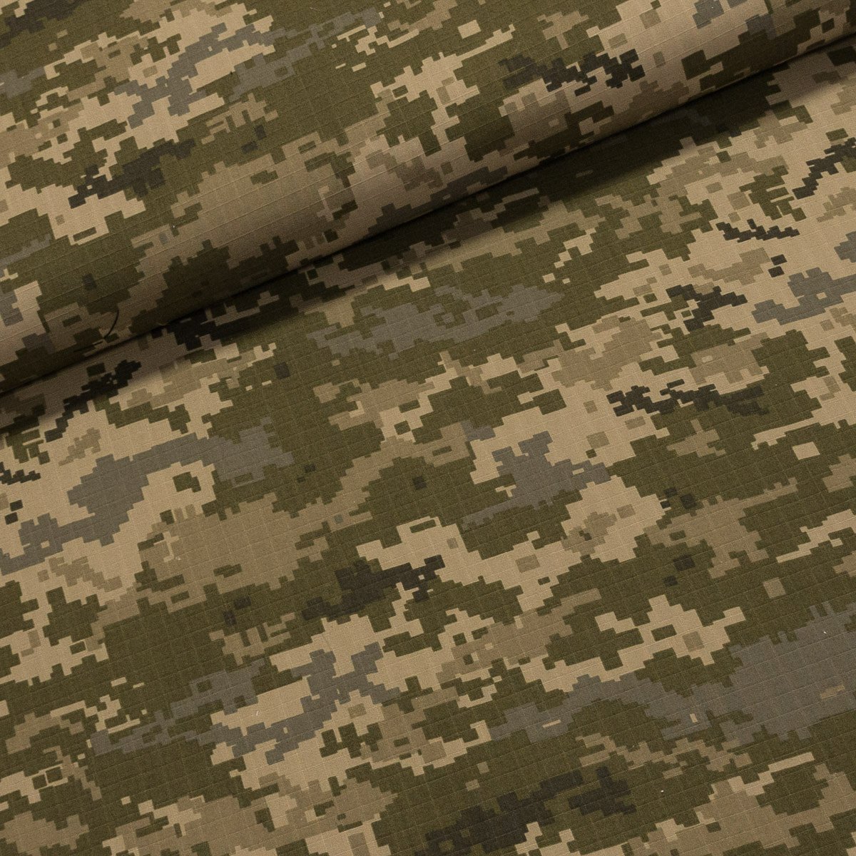 Směsové plátno BOND 9360-51 digi vojenská maskáčovina khaki zeleno-béžová, š.150cm (látka v metráži)