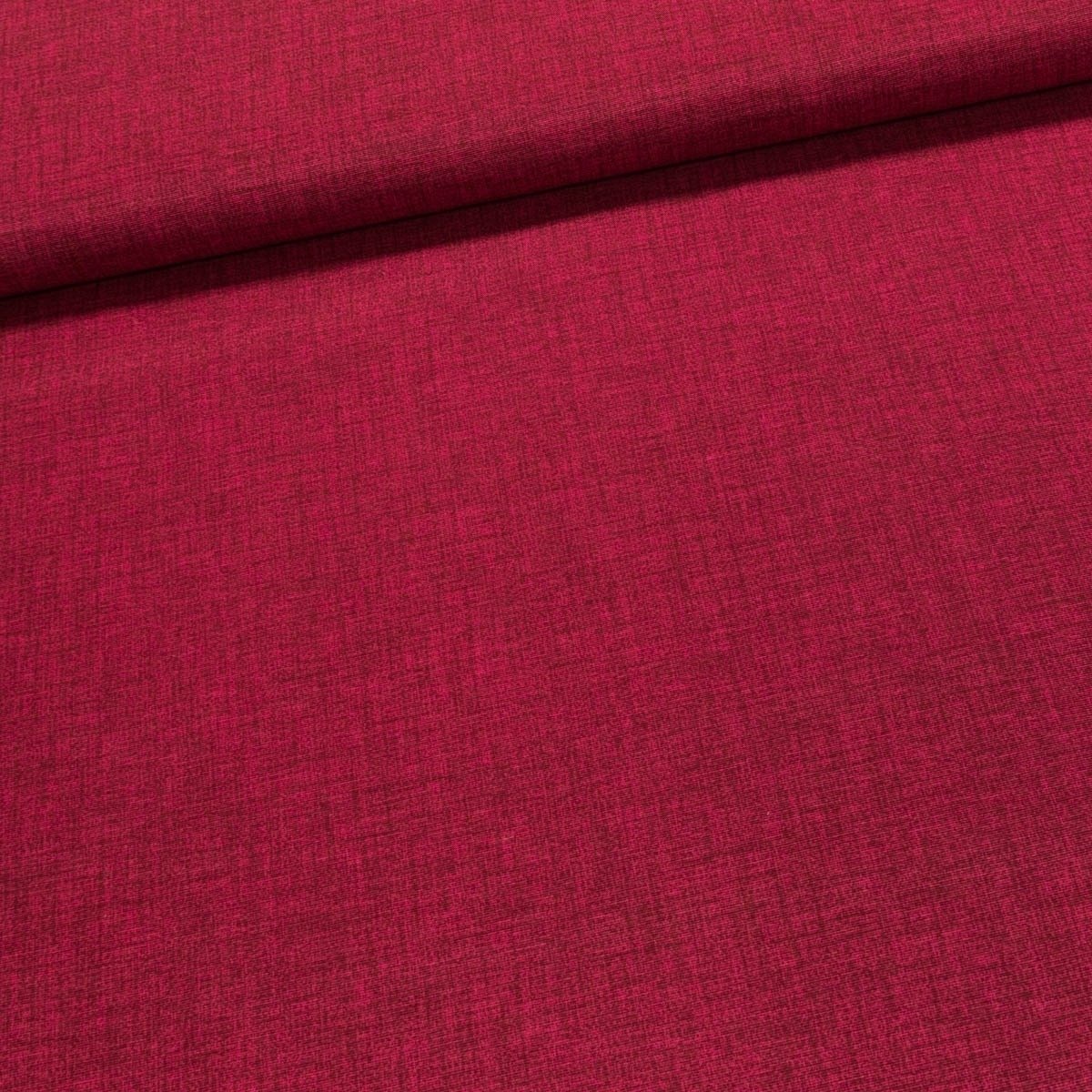Směsové plátno EDGAR 34 vínový melír, š.140cm (látka v metráži)